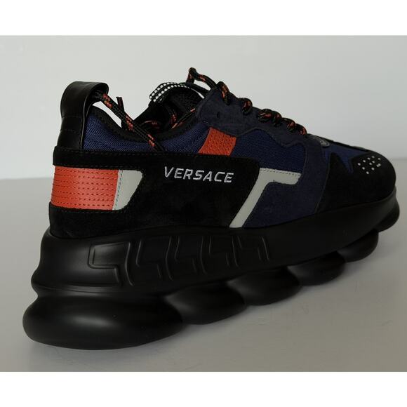 Versace Chain Reaction Chunky Sneakers Black/Blue 12 US (45 Eu) 1021575 IT NIB main image 6